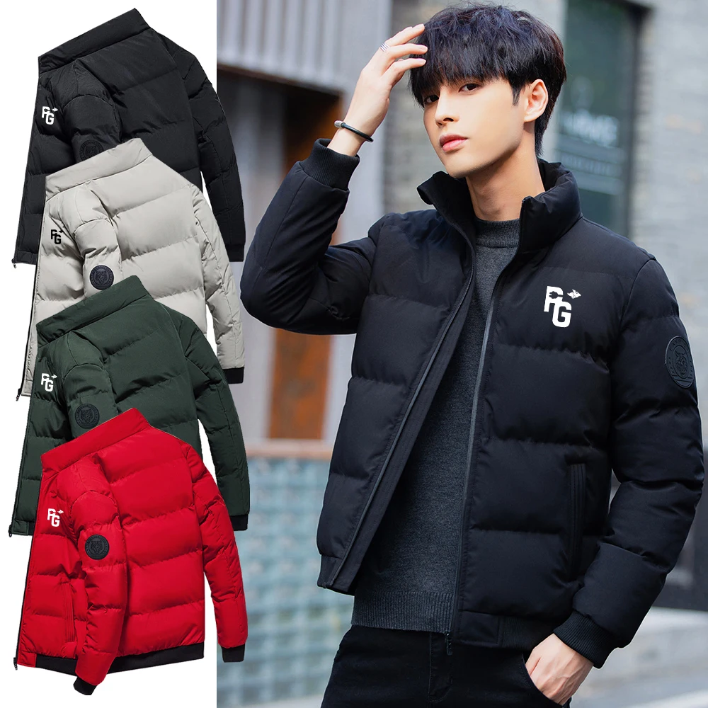 Autumn Winter Men's Jacket Warm Imitation Silk Cotton Jacket Fashion Print Man Waistcoat Stand Collar Cotton Coat Brand Clothing
Autumn Winter Men's Jacket Warm Imitation Silk Cotton Jacket Fashion Print Man Waistcoat Stand Collar Cotton Coat Brand Clothing