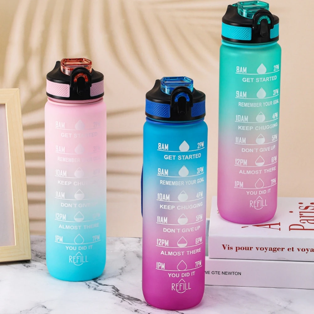 1L Portable Water Bottle Motivational Sport Water Bottle Leakproof Drinking Bottles Outdoor Travel Gym Fitness Jugs For Kitchen
1L Portable Water Bottle Motivational Sport Water Bottle Leakproof Drinking Bottles Outdoor Travel Gym Fitness Jugs For Kitchen