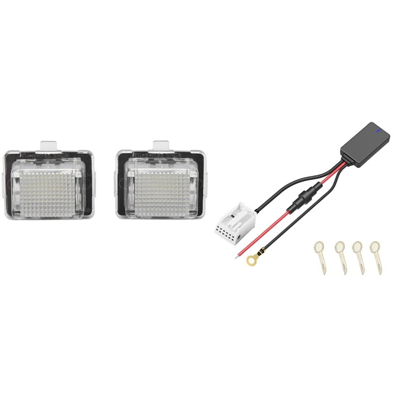 18 Smd Светодиодная подсветка номерного знака, подсветка номерного знака для Medes Mercedes W204 W221 и 12 контактов, 12 В, Bluetooth-адаптер, кабель Aux
18 Smd Светодиодная подсветка номерного знака, подсветка номерного знака для Medes Mercedes W204 W221 и 12 контактов, 12 В, Bluetooth-адаптер, кабель Aux