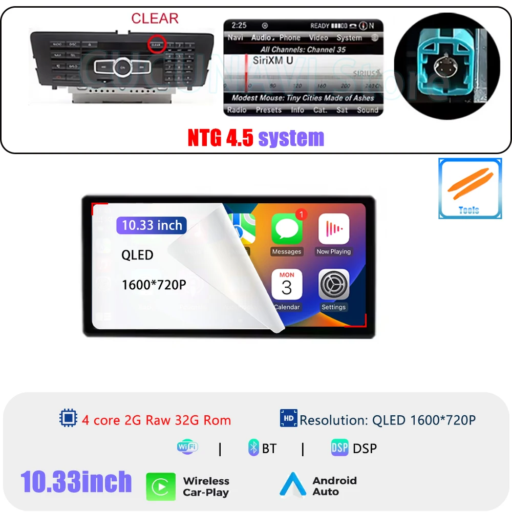 Android OS Wireless Carplay ДЛЯ Mercedes Benz A Class CLA GLA W176 2012-2018 Авторадио Автомобильный плеер DSP Стерео WlFl QLED 4G
Android OS Wireless Carplay ДЛЯ Mercedes Benz A Class CLA GLA W176 2012-2018 Авторадио Автомобильный плеер DSP Стерео WlFl QLED 4G