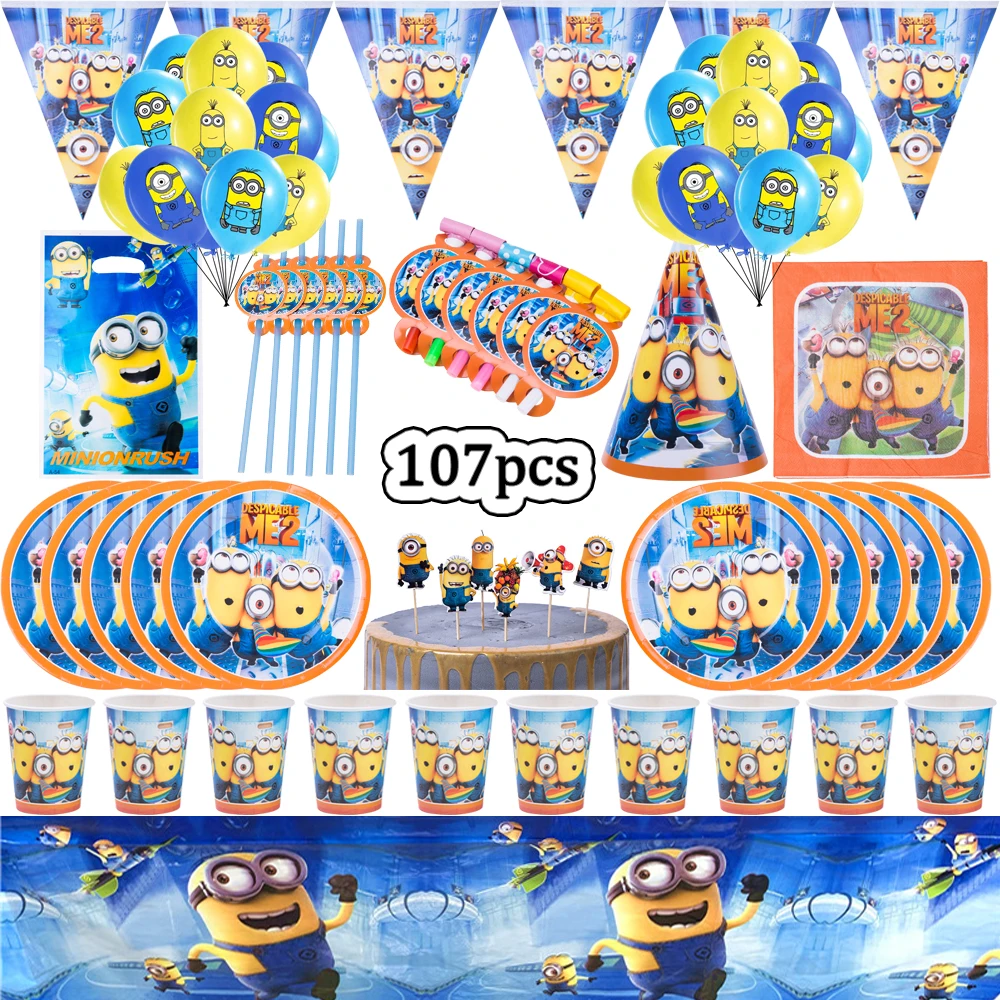 Миньоны, детский мультяшный желтый человек, украшение на день рождения мальчика, одноразовая посуда, чашка, тарелка, детский душ
Миньоны, детский мультяшный желтый человек, украшение на день рождения мальчика, одноразовая посуда, чашка, тарелка, детский душ