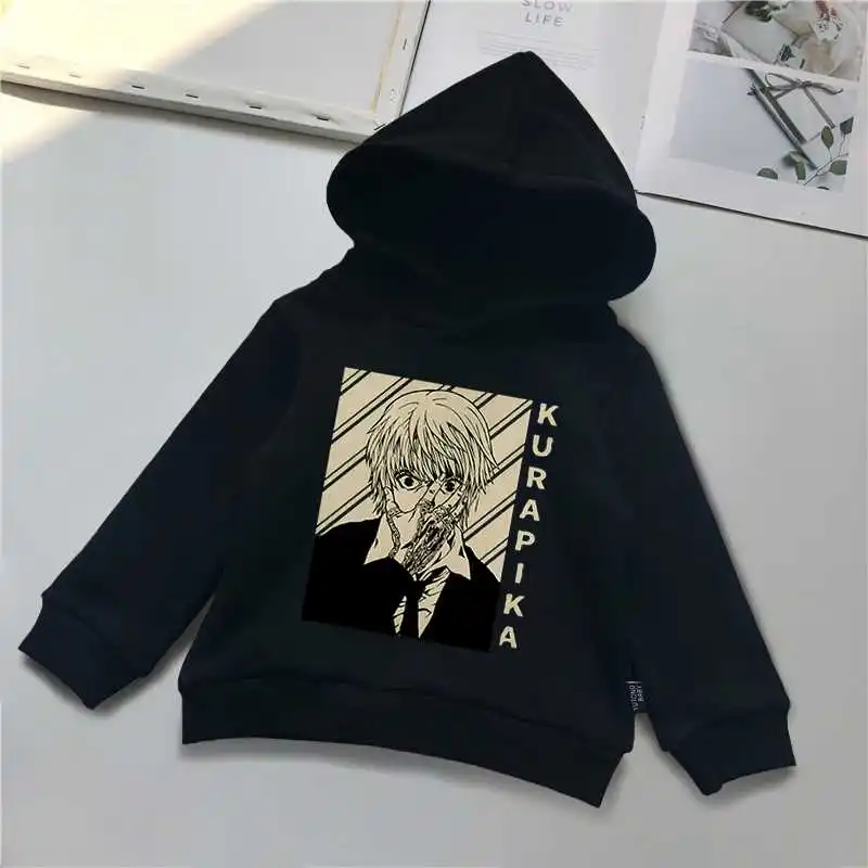 Лидер продаж, толстовка с капюшоном из аниме Hunter X Hunter Killua Zoldyck Hisoka, свитшот, одежда для косплея, костюмы, толстовки для мальчиков и девочек, де...
Лидер продаж, толстовка с капюшоном из аниме Hunter X Hunter Killua Zoldyck Hisoka, свитшот, одежда для косплея, костюмы, толстовки для мальчиков и девочек, де...