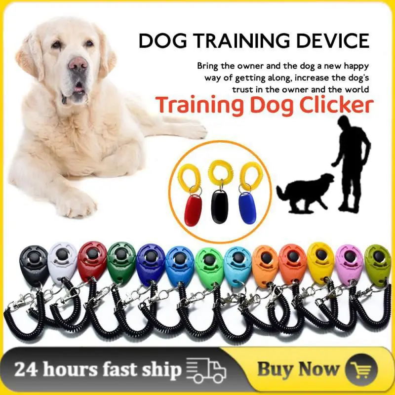 Dog Training Clicker Pet Dogs Cat Plastic Dogs Click Trainer Aid Tools Adjustable Wrist Strap Sound KeyChain Dog Puppy Supplies
Dog Training Clicker Pet Dogs Cat Plastic Dogs Click Trainer Aid Tools Adjustable Wrist Strap Sound KeyChain Dog Puppy Supplies