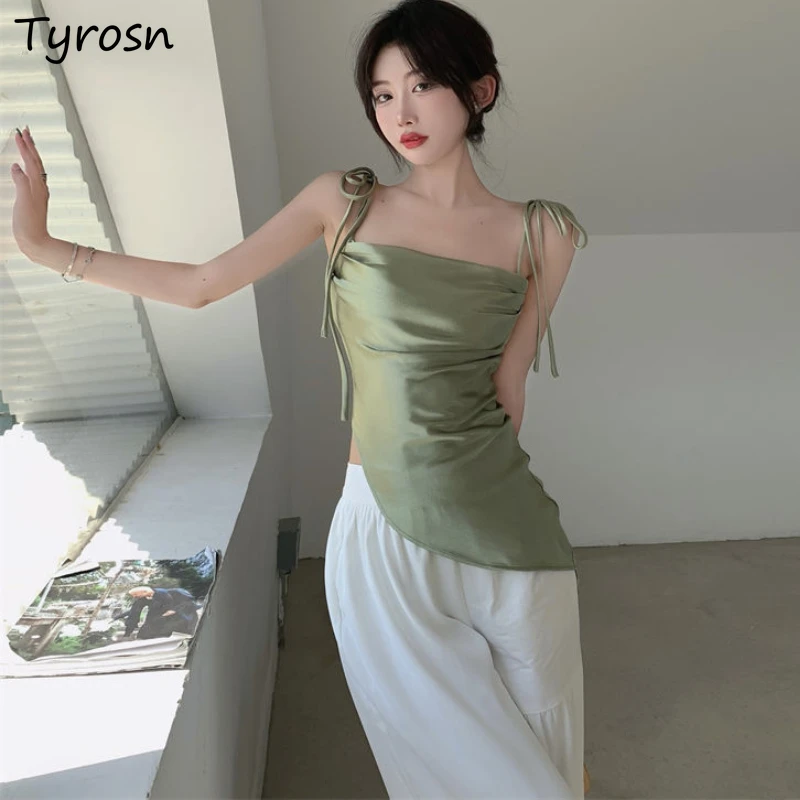 Camisole Women Asymmetrical Design Sexy Korean Style Female Trendy Casual Daily Summer Clothes Streetwear Ins Slim Cozy Solid
Camisole Women Asymmetrical Design Sexy Korean Style Female Trendy Casual Daily Summer Clothes Streetwear Ins Slim Cozy Solid