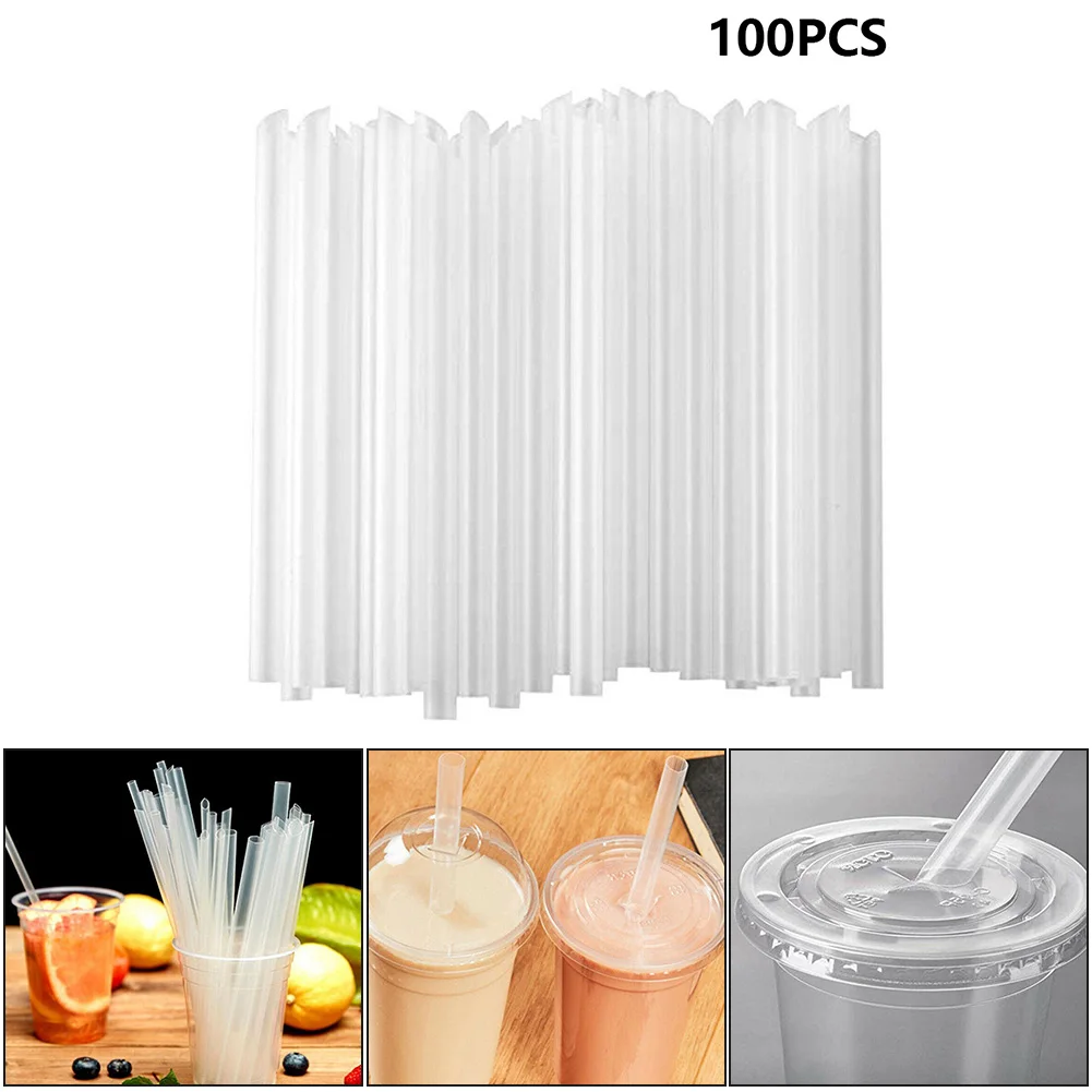 100Pc Disposable Transparent Plastic Straws For Bubble Smoothies Party Milkshake Smoothie Cold Drinking Drinkware Bar Accessorie
100Pc Disposable Transparent Plastic Straws For Bubble Smoothies Party Milkshake Smoothie Cold Drinking Drinkware Bar Accessorie