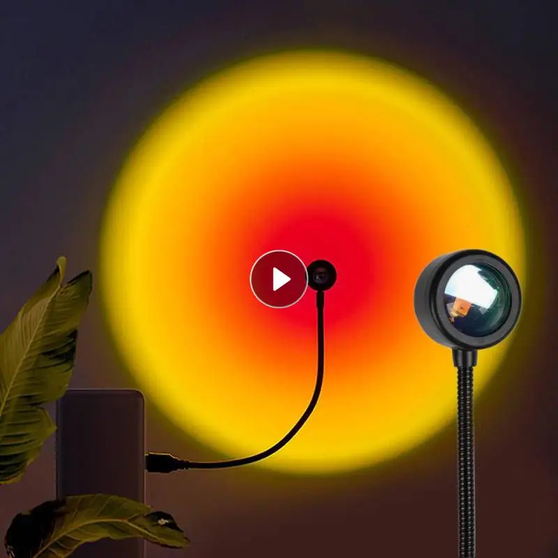 USB Led Sunset Lamp Projector Home Decor Night Light Portable Mood Light For Bedroom Living Room Wall Photography Neon Lights
USB Led Sunset Lamp Projector Home Decor Night Light Portable Mood Light For Bedroom Living Room Wall Photography Neon Lights