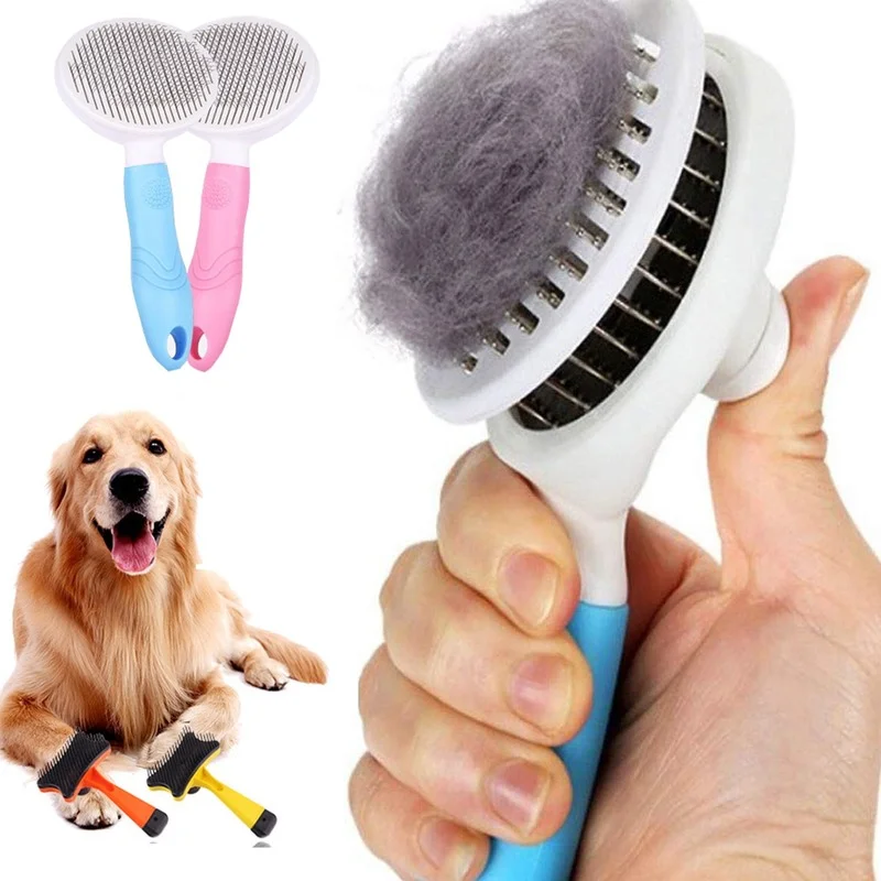 Pet Hair Remover Cat Dog Hair Removal Comb Cat Brush Grooming Toll Automatic Hair Brush Trimmer Self-Cleaning Pet-supplies
Pet Hair Remover Cat Dog Hair Removal Comb Cat Brush Grooming Toll Automatic Hair Brush Trimmer Self-Cleaning Pet-supplies