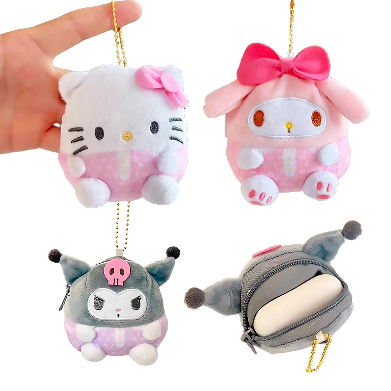 Kawaii Sanrioed Plush Purse Toy Cartoon Kuromi Kt Cinnamoroll Coin Plush Wallet Hang Pendant Airplads Bag Dolls Kids Girl Gift
Kawaii Sanrioed Plush Purse Toy Cartoon Kuromi Kt Cinnamoroll Coin Plush Wallet Hang Pendant Airplads Bag Dolls Kids Girl Gift