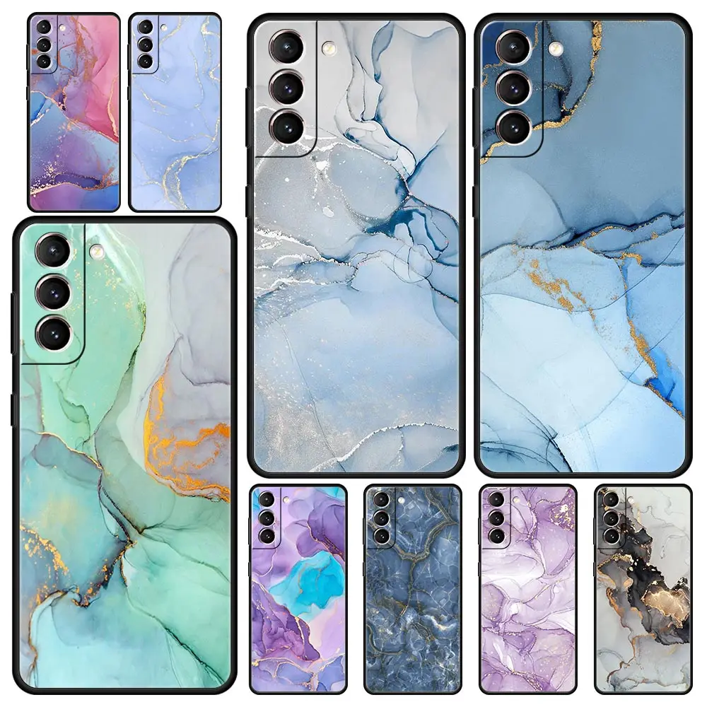 

Marble Soft Phone Case For Samsung Galaxy S23 S22 S20 Ultra S21 FE 5G S10 S9 Plus S10E S8 Note 20 Silicone TPU Cover