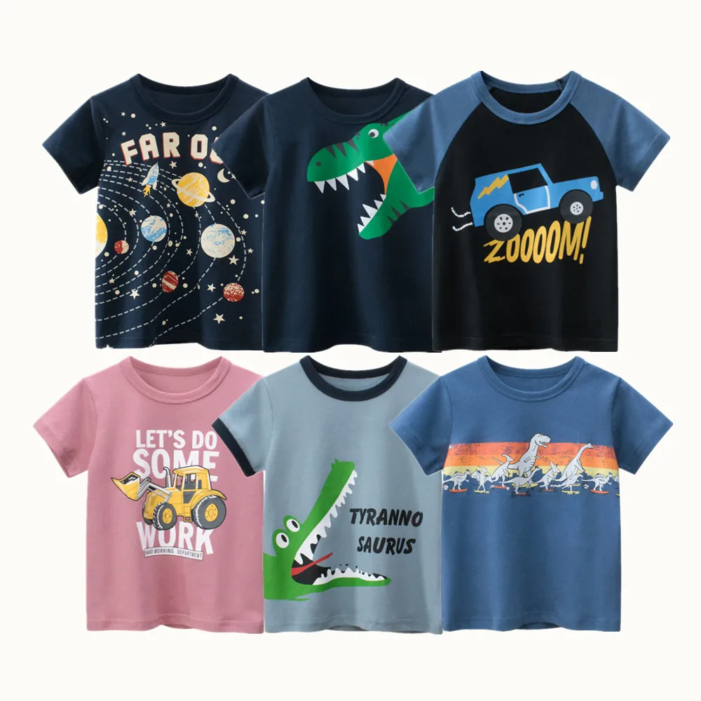 2022 Children Clothing T-Shirts for Boys 100% Cotton Short Sleeve Bus Dinosaurs Space Truck Cartoon Kids Casual Sport Top Tees
2022 Children Clothing T-Shirts for Boys 100% Cotton Short Sleeve Bus Dinosaurs Space Truck Cartoon Kids Casual Sport Top Tees