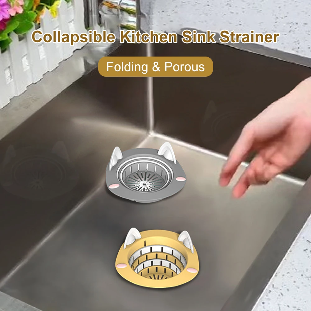 1Pc Sink Sewer Strainer Large Capacity Sink Food Catchers Sink Waste Filter Screen Hair Filter For Bathroom Kitchen Accessories
1Pc Sink Sewer Strainer Large Capacity Sink Food Catchers Sink Waste Filter Screen Hair Filter For Bathroom Kitchen Accessories