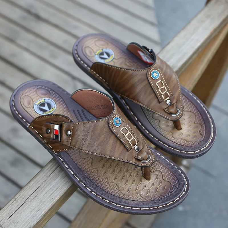 2022 Summer Beach Men Flip Flops Pu Leather Slippers Male Flats Sandals Outdoor Rubber Thong Beach Shoes Men Leather Brand New
2022 Summer Beach Men Flip Flops Pu Leather Slippers Male Flats Sandals Outdoor Rubber Thong Beach Shoes Men Leather Brand New