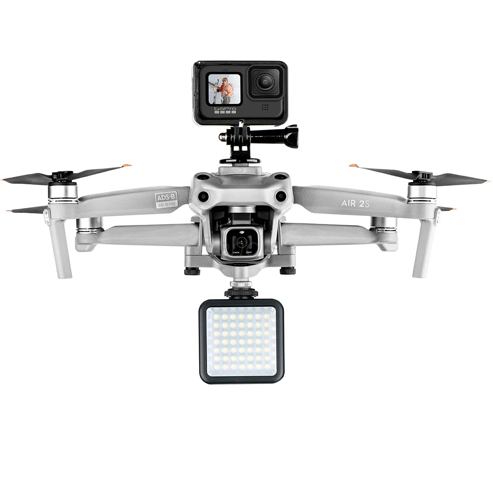 For DJI Air 2S Extended Adapter Bracket with 1/4 Screw for DJI Mavic Air 2 Drone Extended Bracket For Gopro 9 Camera Accessories
For DJI Air 2S Extended Adapter Bracket with 1/4 Screw for DJI Mavic Air 2 Drone Extended Bracket For Gopro 9 Camera Accessories