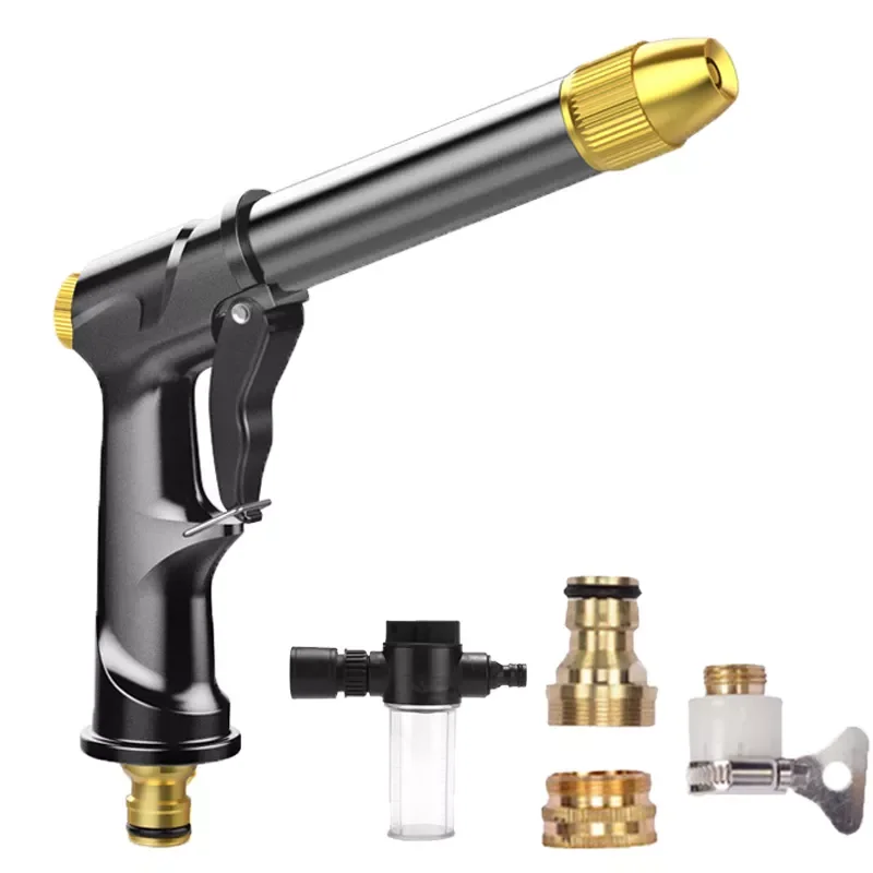 Portable High-pressure Water Gun For Cleaning Car Wash Machine Garden Watering Hose Nozzle Sprinkler Foam Water Gun Dropshipping
Portable High-pressure Water Gun For Cleaning Car Wash Machine Garden Watering Hose Nozzle Sprinkler Foam Water Gun Dropshipping