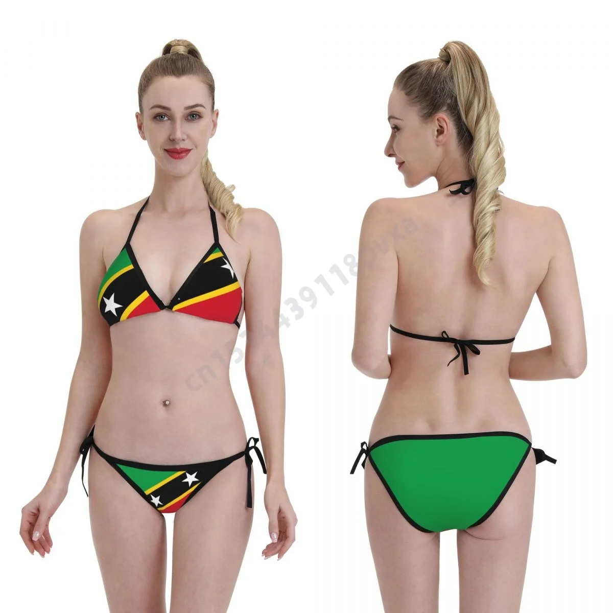 Women Bikini Set Saint Kitts And Nevis Flag Swimwear Mujer Girls Sexy Swimsuit Swimwear Micro Bikini Summer Bathing suit
Women Bikini Set Saint Kitts And Nevis Flag Swimwear Mujer Girls Sexy Swimsuit Swimwear Micro Bikini Summer Bathing suit