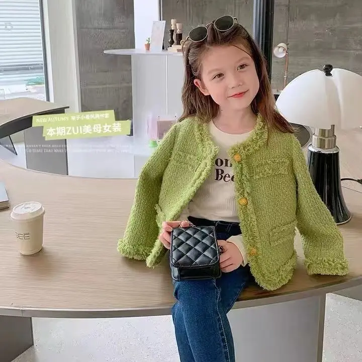 Girls Jacket Coat For Kids Outerwear Coats Channel Style Suit Cropped Stripeed Kawaii Vintage Fashion Suit
Girls Jacket Coat For Kids Outerwear Coats Channel Style Suit Cropped Stripeed Kawaii Vintage Fashion Suit