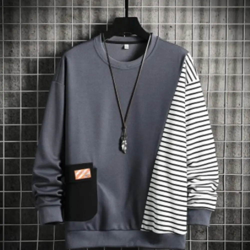 

Trendy Asymmetric Flap Pocket Plus Size Pullover Spring Sweatshirt for Home Wear Sweatshirt Autumn Sweatshirt