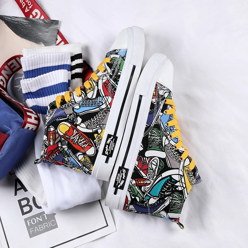 Anime Sneakers Cartoon Cosplay Women Casual High Top Shoes Anime Shoes Vulcanized Running Sneaker
Anime Sneakers Cartoon Cosplay Women Casual High Top Shoes Anime Shoes Vulcanized Running Sneaker