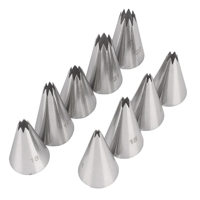 9pcs/set Cream Nozzles Pastry Tools Accessories For Cake Decorating Pastry Bag Kitchen Bakery Home Kitchen Cake Decorating Tool
9pcs/set Cream Nozzles Pastry Tools Accessories For Cake Decorating Pastry Bag Kitchen Bakery Home Kitchen Cake Decorating Tool