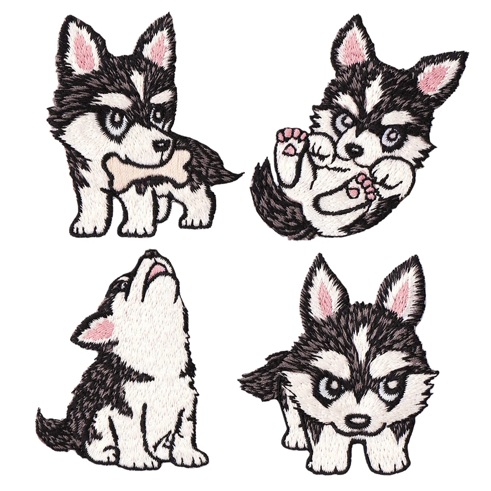 Cute Little Husky Embroidered Cloth Patch for Children's Clothing Decoration Diy Animal Appliques Iron on Patches for Clothes
Cute Little Husky Embroidered Cloth Patch for Children's Clothing Decoration Diy Animal Appliques Iron on Patches for Clothes