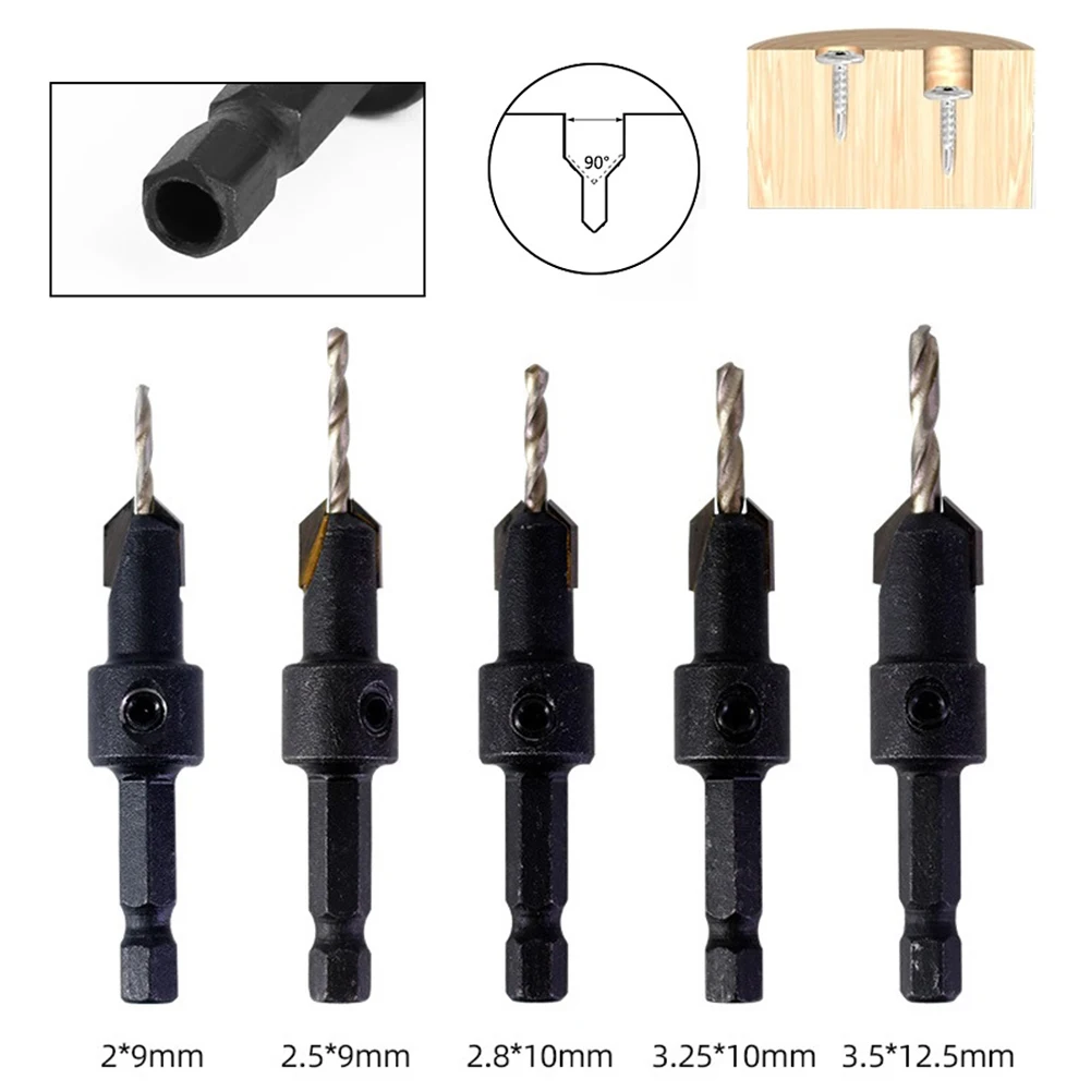 1pc Conical Drill Bit Countersink Drill Woodworking Drilling Pilot Holes HSS Universal Counterbore Cutter Screw Hole Drill
1pc Conical Drill Bit Countersink Drill Woodworking Drilling Pilot Holes HSS Universal Counterbore Cutter Screw Hole Drill