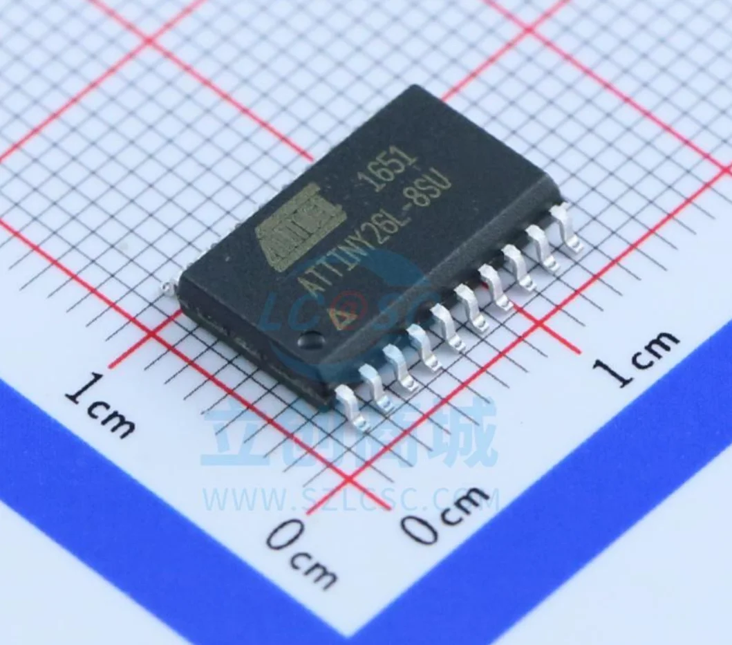 100% New Original ATTINY26L-8SU Package SOIC-20 New Original Genuine Microcontroller (MCU/MPU/SOC) IC Chi
100% New Original ATTINY26L-8SU Package SOIC-20 New Original Genuine Microcontroller (MCU/MPU/SOC) IC Chi