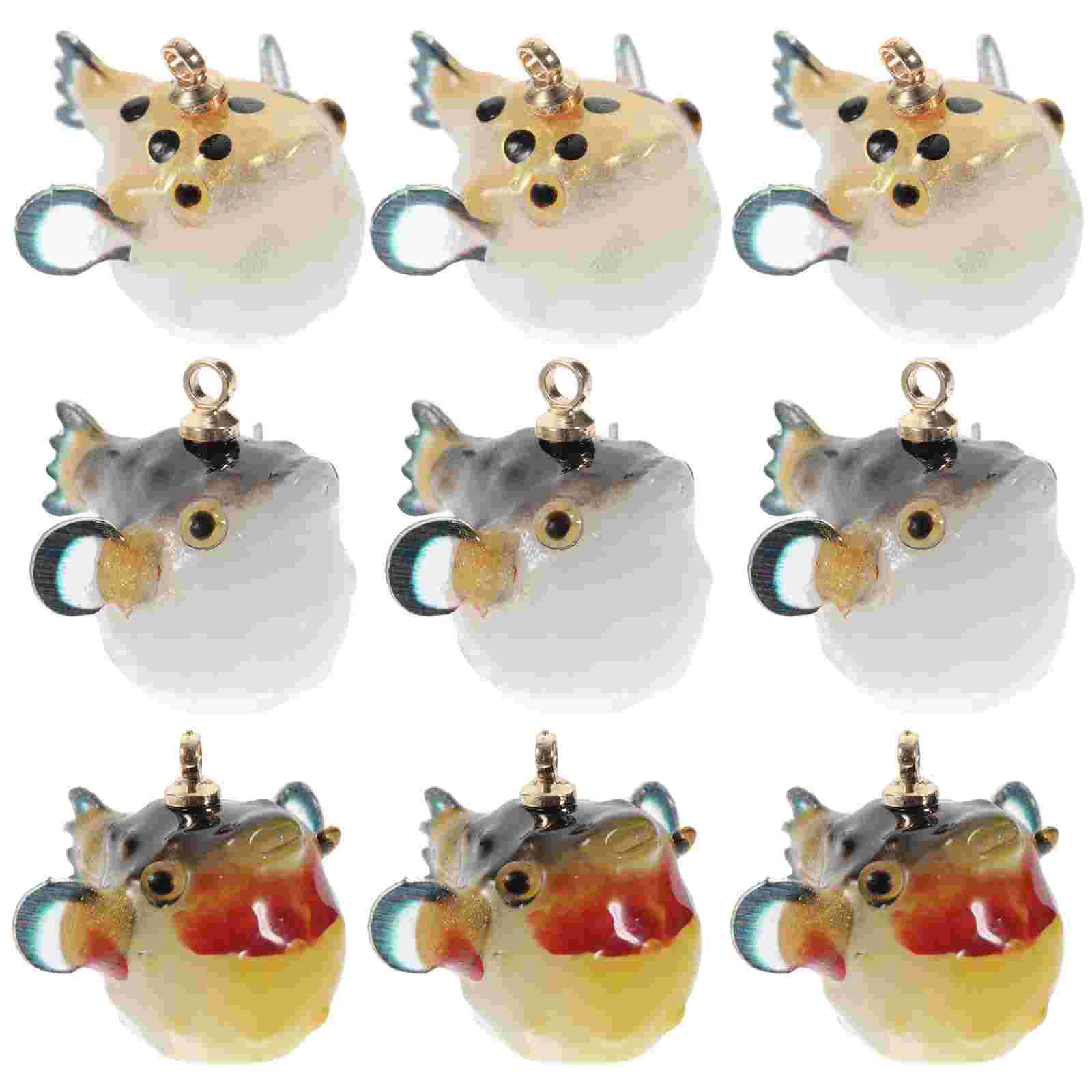 Resin Small Goldfish Puffer Pendant Charms Jewelry Making Delicate Earring Findings
Resin Small Goldfish Puffer Pendant Charms Jewelry Making Delicate Earring Findings