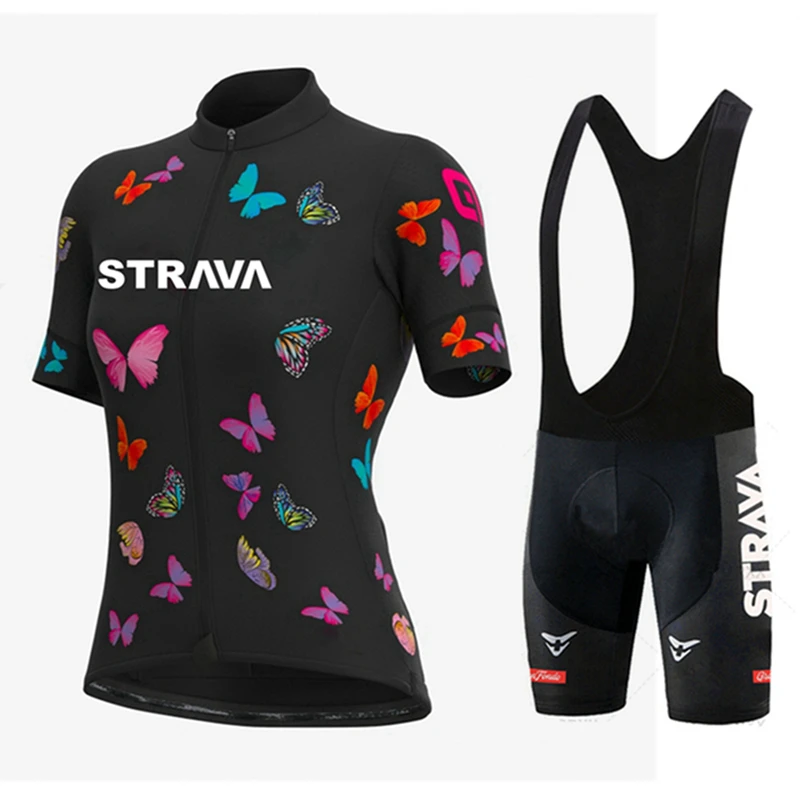 2022 STRAVA Pro Team New Summer Cycling Jersey Set Bicycle Clothing Breathable Women Short Sleeve Shirt Bike Bib Shorts 20D Gel
2022 STRAVA Pro Team New Summer Cycling Jersey Set Bicycle Clothing Breathable Women Short Sleeve Shirt Bike Bib Shorts 20D Gel