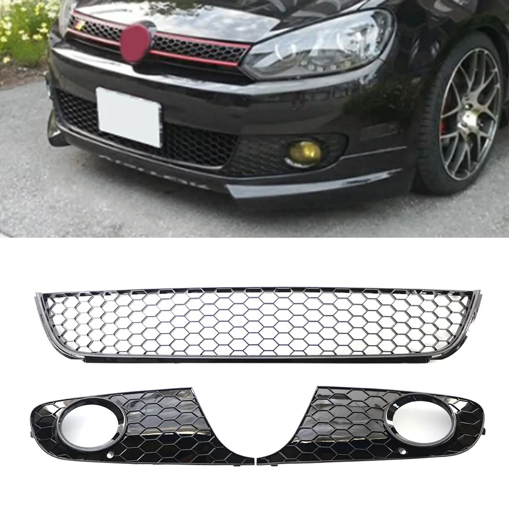 Передняя решетка для VW Golf MK6 VI, бампер с Сотами, глянцевый черный + противотуманная решетка
Передняя решетка для VW Golf MK6 VI, бампер с Сотами, глянцевый черный + противотуманная решетка