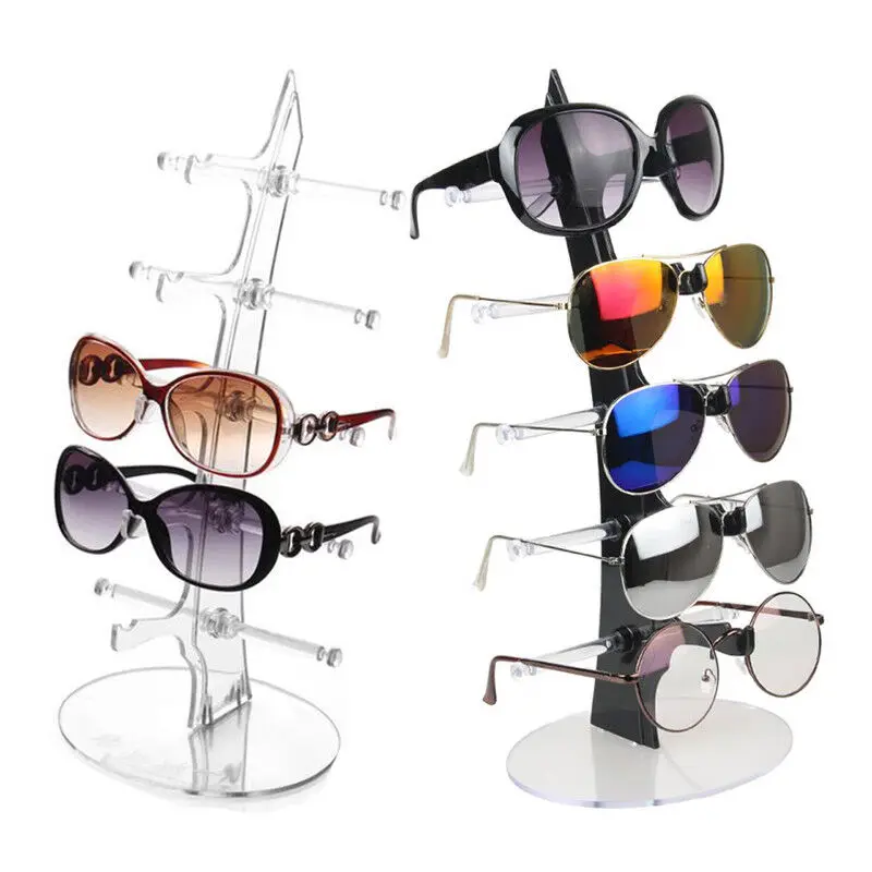 New 5 Layers Eyeglasses Sunglasses Glasses Display Stand Rack Holder Shelf Show Case Organizer Black Transparent
New 5 Layers Eyeglasses Sunglasses Glasses Display Stand Rack Holder Shelf Show Case Organizer Black Transparent