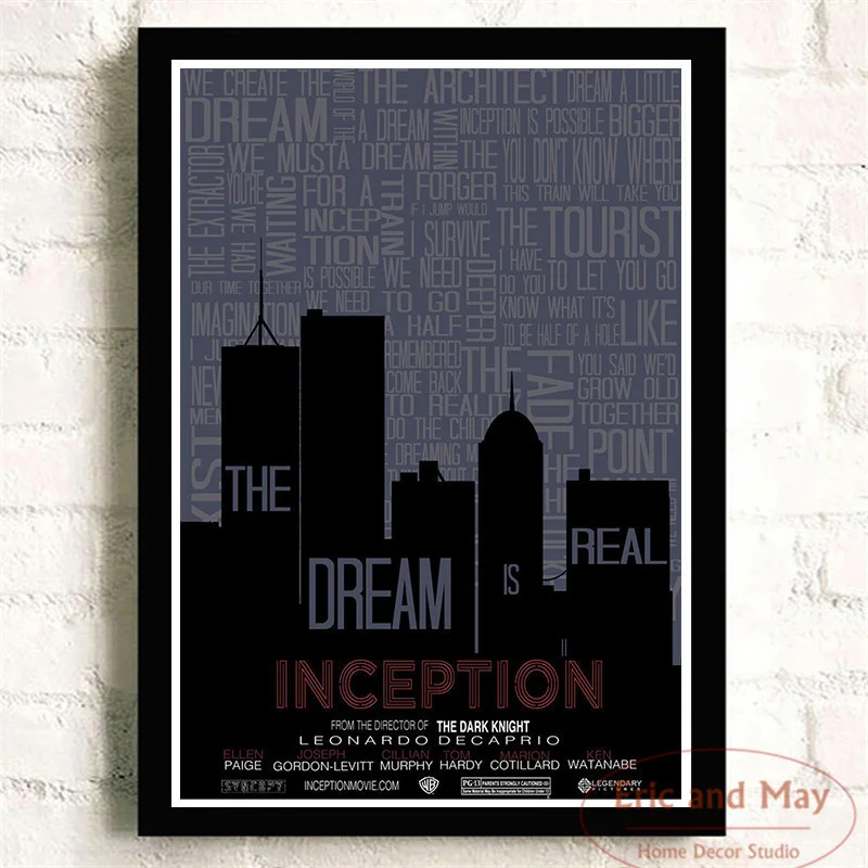 Inception Movie poster and print Canvas Painting Art wall pictures Hot modern style wall paintings for bedrooms Quadro
Inception Movie poster and print Canvas Painting Art wall pictures Hot modern style wall paintings for bedrooms Quadro
