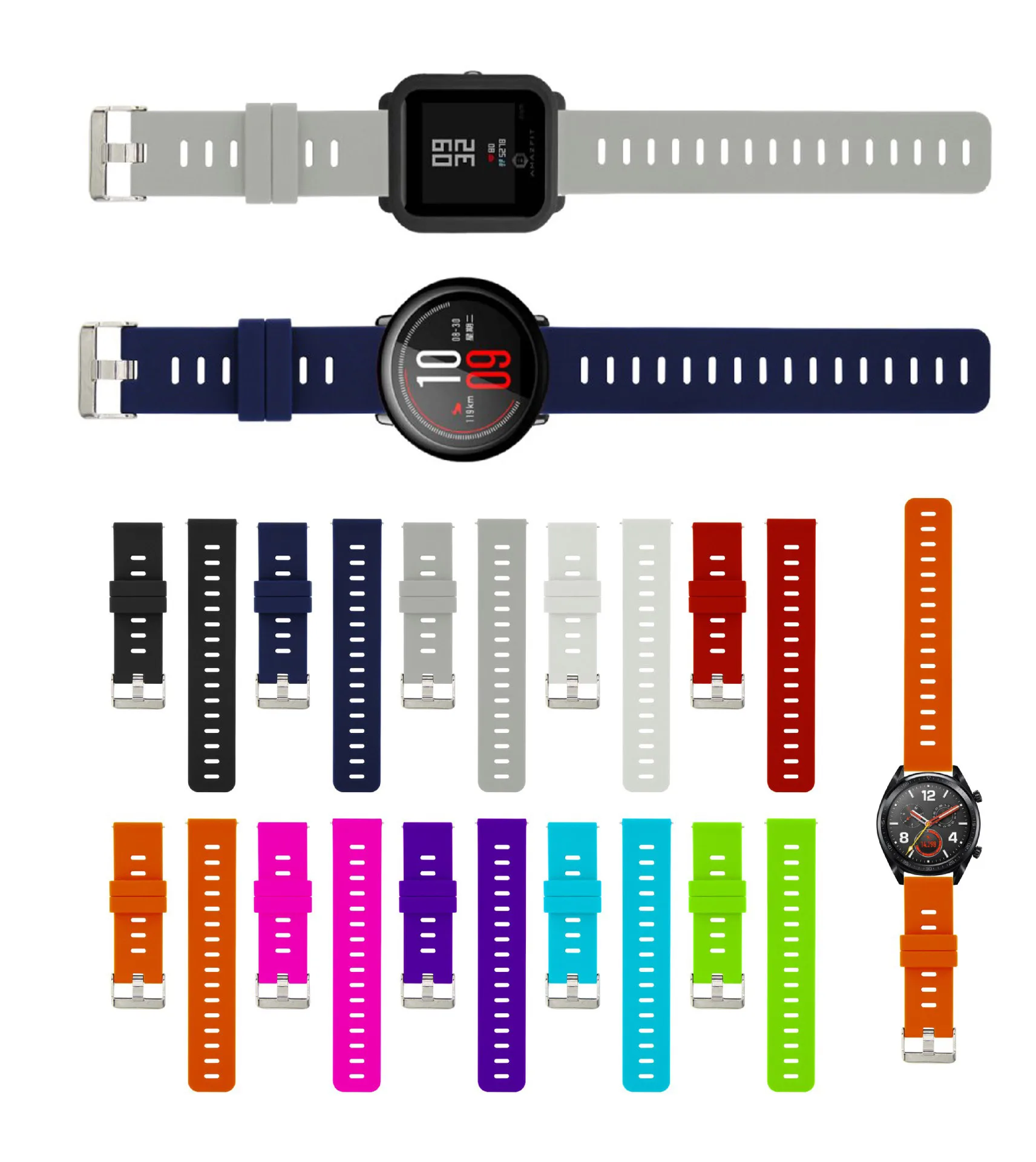 Ремешок для часов Amazfit Bip S, силиконовый браслет для Xiaomi Huami Amazfit GTS/Bip Lite/Bip 1S/Bip 2/GTR 42 мм, 20 мм 
Ремешок для часов Amazfit Bip S, силиконовый браслет для Xiaomi Huami Amazfit GTS/Bip Lite/Bip 1S/Bip 2/GTR 42 мм, 20 мм