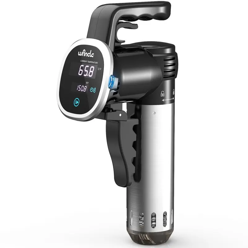 Sous Vide Cooker, Thermal Immersion Circulator, with Recipe E-Cookbook, Accurate Temperature Digital Timer, Ultra-quiet, 850 Wa
Sous Vide Cooker, Thermal Immersion Circulator, with Recipe E-Cookbook, Accurate Temperature Digital Timer, Ultra-quiet, 850 Wa