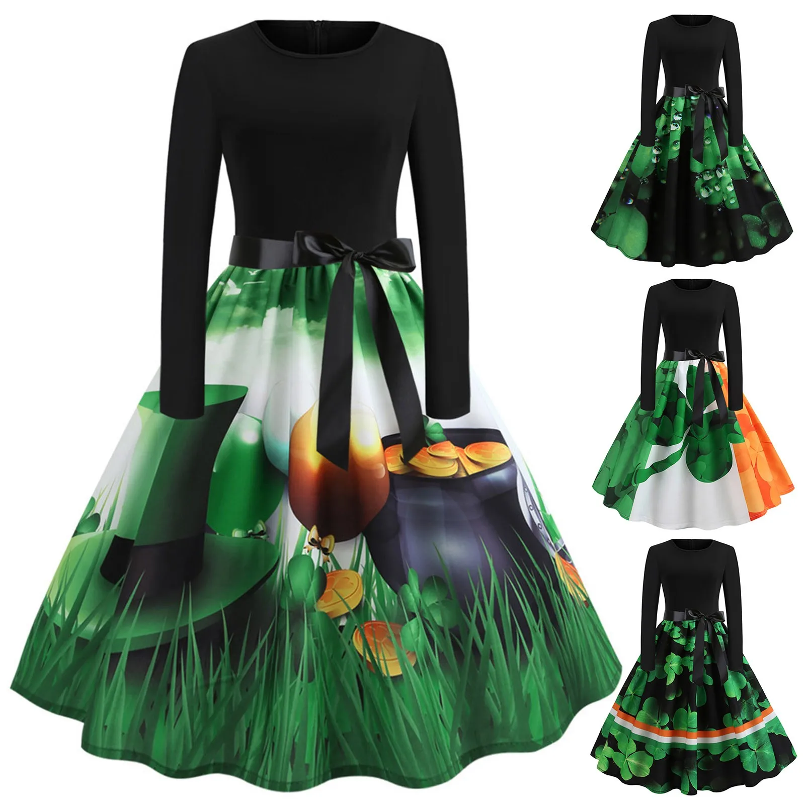 Женское платье с надписью «saintпатрик» 
Женское платье с надписью «saintпатрик»