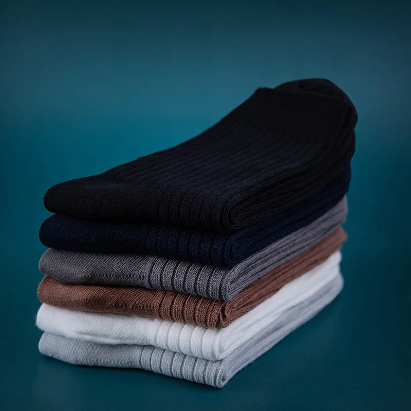 Socks Men's Autumn and Winter 98% Cotton Mid-tube Socks Sweat-absorbing Deodorant Solid Color Double Needle Men's Cotton Socks
Socks Men's Autumn and Winter 98% Cotton Mid-tube Socks Sweat-absorbing Deodorant Solid Color Double Needle Men's Cotton Socks