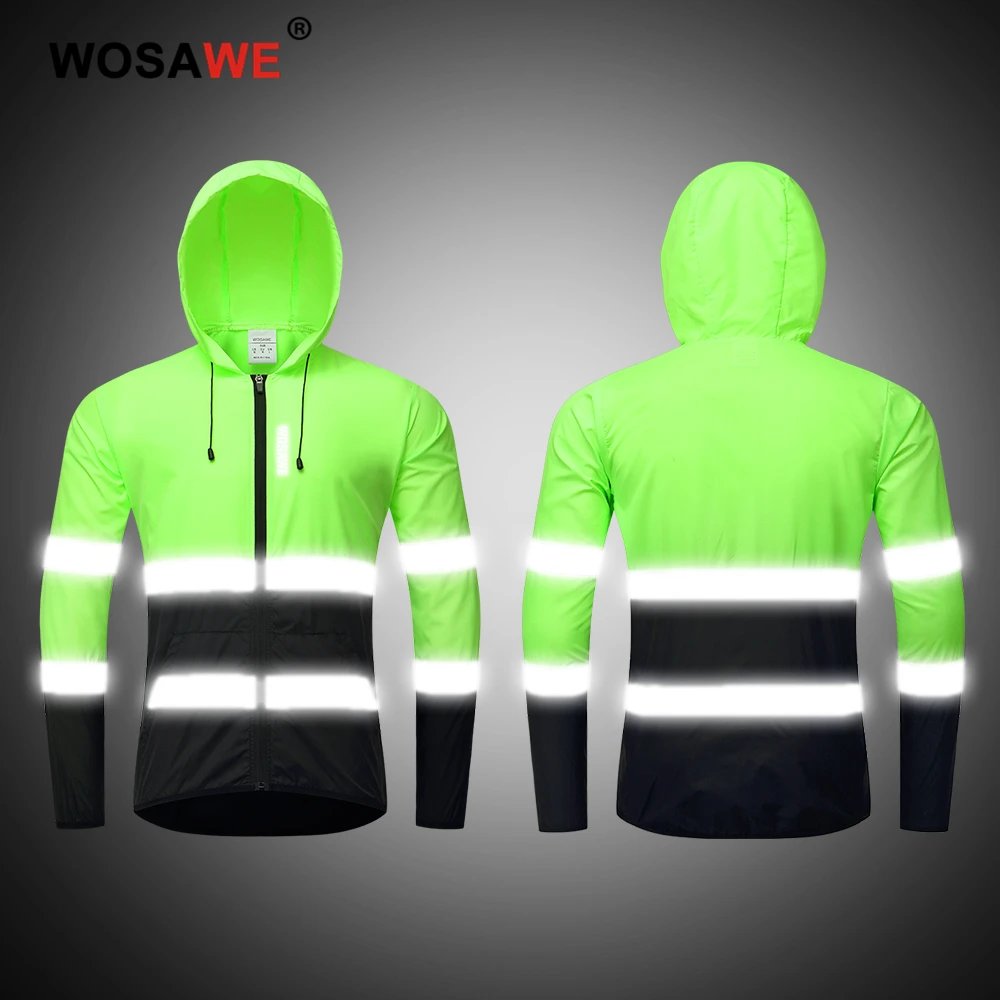 WOSAWE Men's Reflective Cycling Jacket Hooded MTB Bicycle Waterproof Windbreaker Sleeveless Vest Bike Coat Long Sleeve Jersey
WOSAWE Men's Reflective Cycling Jacket Hooded MTB Bicycle Waterproof Windbreaker Sleeveless Vest Bike Coat Long Sleeve Jersey