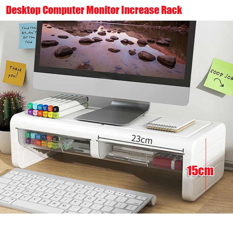 Single-layer/Double-layer Desktop Computer Monitor Heightened Desk Surface Storage Rack Pad Height Base Rack Transparent Drawer
Single-layer/Double-layer Desktop Computer Monitor Heightened Desk Surface Storage Rack Pad Height Base Rack Transparent Drawer