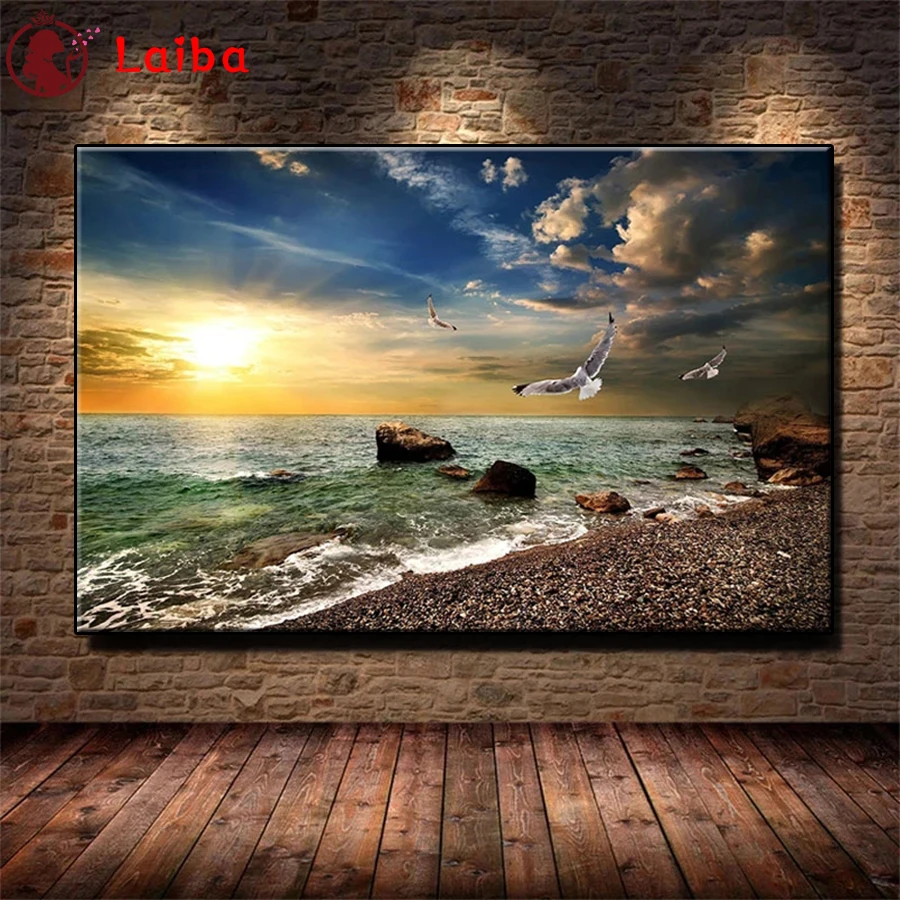 Diamond Painting Natural Scenery Sunrise Beach Birds 5d Diamond Embroidery Full Diamond Mosaic Cross Stitch Decoration
Diamond Painting Natural Scenery Sunrise Beach Birds 5d Diamond Embroidery Full Diamond Mosaic Cross Stitch Decoration