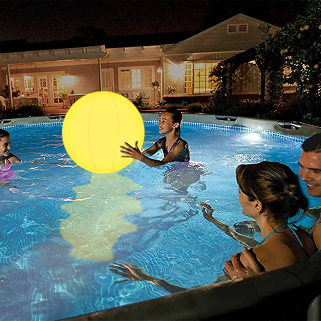 Swimming Pool Toy 13 Colors Glowing Ball Inflatable LED Glowing Beach Ball Water Play Equipment Entertainment dropshipping
Swimming Pool Toy 13 Colors Glowing Ball Inflatable LED Glowing Beach Ball Water Play Equipment Entertainment dropshipping
