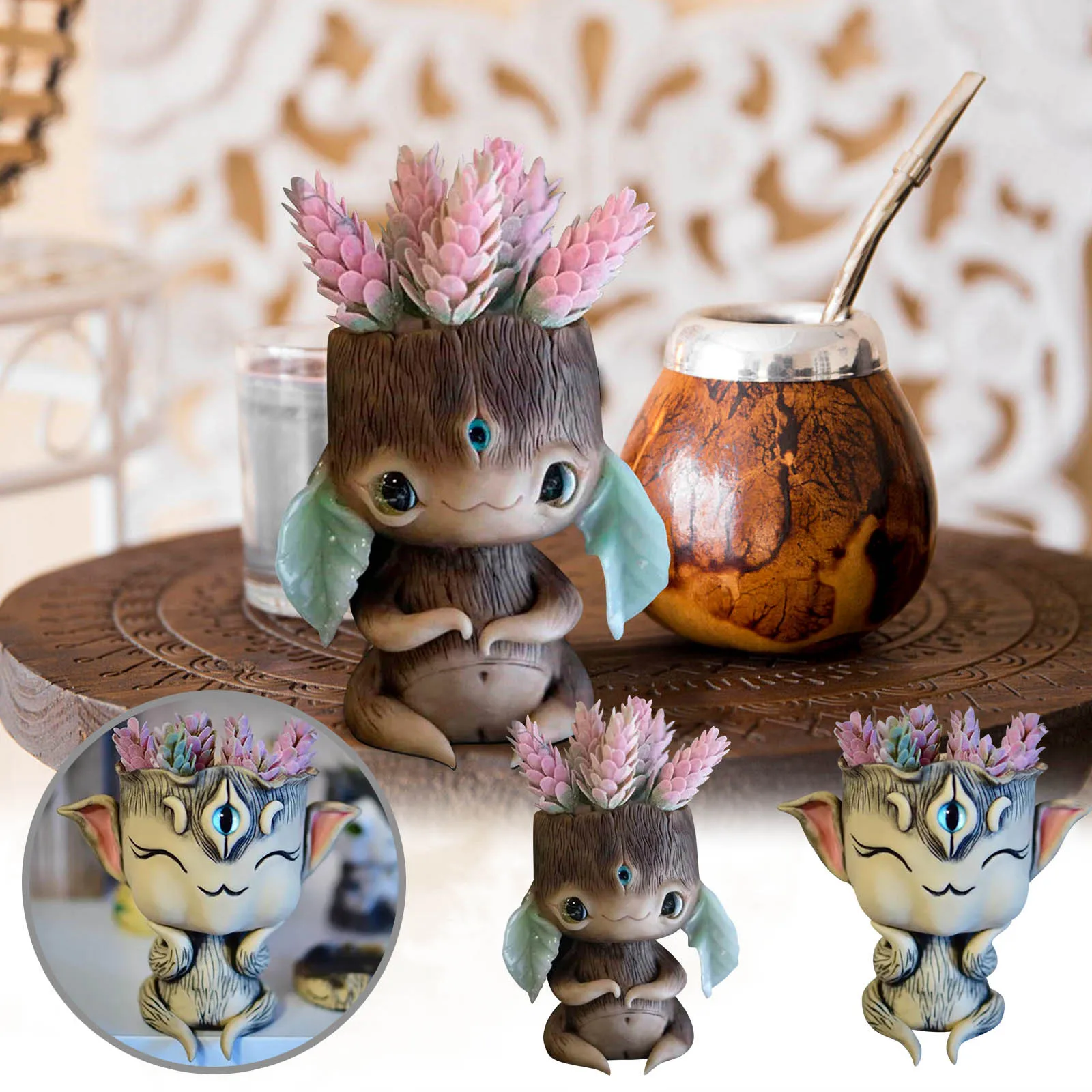 Creative Home Decor Flower Pots Spirit Decorative Planters Succulents Cactus Flower Pot Desk Accessories Planters For Plants
Creative Home Decor Flower Pots Spirit Decorative Planters Succulents Cactus Flower Pot Desk Accessories Planters For Plants