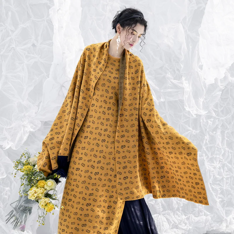 A Life On The Left Women Knit Dress Long Sleeve Round Neck H-shaped Loose Traditional Jacquard Split Hem Vintage Long Skirt
A Life On The Left Women Knit Dress Long Sleeve Round Neck H-shaped Loose Traditional Jacquard Split Hem Vintage Long Skirt