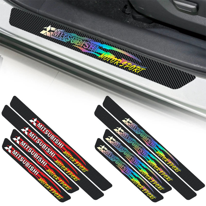 Carbon Fiber Car Front Rear Door Threshold Stickers for Mitsubishi Eclipse Lancer 9 Ralliart Outlander ASX L200 Pajero Galant
Carbon Fiber Car Front Rear Door Threshold Stickers for Mitsubishi Eclipse Lancer 9 Ralliart Outlander ASX L200 Pajero Galant