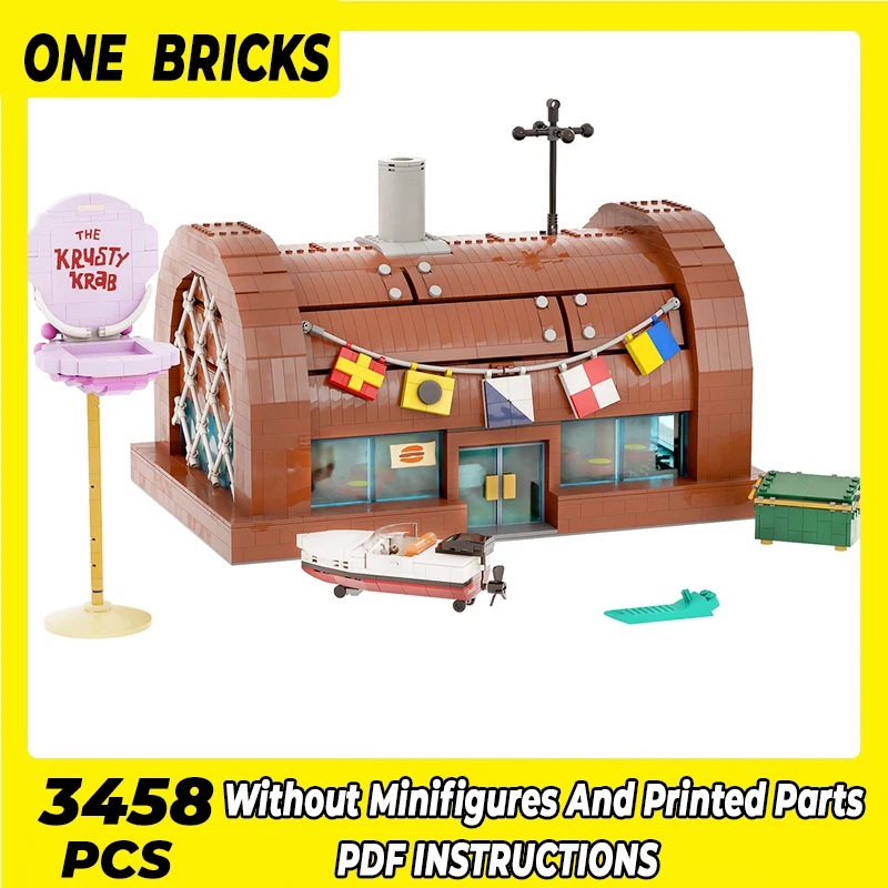 Moc Building Blocks Famous Movie Models Burger Shop Technical Bricks DIY Assembly Construction Toys For Childr Holiday Gifts
Moc Building Blocks Famous Movie Models Burger Shop Technical Bricks DIY Assembly Construction Toys For Childr Holiday Gifts