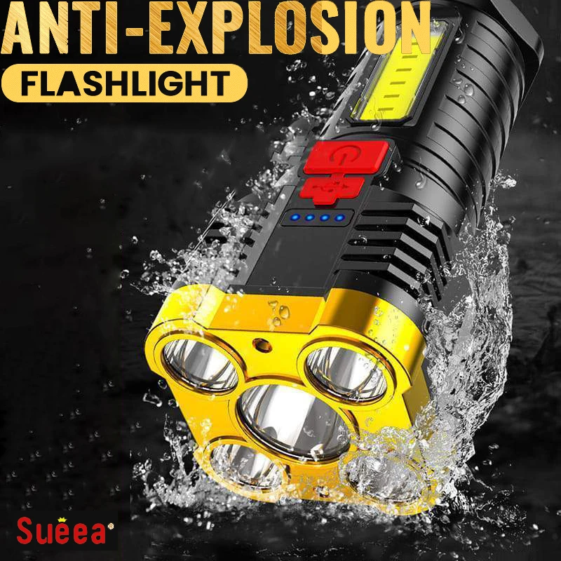High-Power Five-Core Powerful Flashlight Headlight Lantern Fishing Camping Hunting Flashlight Edc Rechargeable Light
High-Power Five-Core Powerful Flashlight Headlight Lantern Fishing Camping Hunting Flashlight Edc Rechargeable Light
