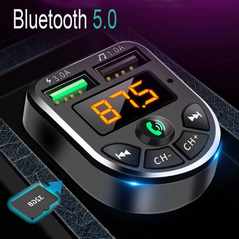 Bluetooth 5.0 MP3 Player Wireless Audio Receiver Dual USB 3.1A Fast Charger Portable Audio Accessories DC12V-24V MP3 Player
Bluetooth 5.0 MP3 Player Wireless Audio Receiver Dual USB 3.1A Fast Charger Portable Audio Accessories DC12V-24V MP3 Player