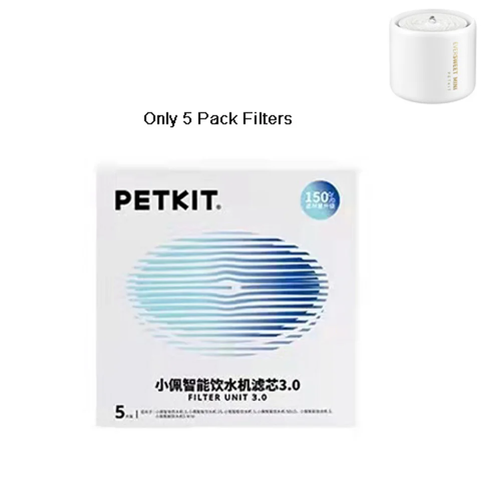 PETKIT 5PCS Filter 3.0 Cat Dog Accessories Health Water Fountain Replacement Filters for Petkit 1.1L Ceramic Cat Water Fountain
PETKIT 5PCS Filter 3.0 Cat Dog Accessories Health Water Fountain Replacement Filters for Petkit 1.1L Ceramic Cat Water Fountain