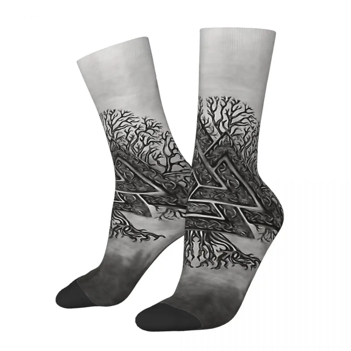 Funny Crazy Sock for Men Valknut And Tree Of Life Yggdrasil Hip Hop Harajuku Happy Pattern Printed Boys Crew Sock Novelty Gift
Funny Crazy Sock for Men Valknut And Tree Of Life Yggdrasil Hip Hop Harajuku Happy Pattern Printed Boys Crew Sock Novelty Gift