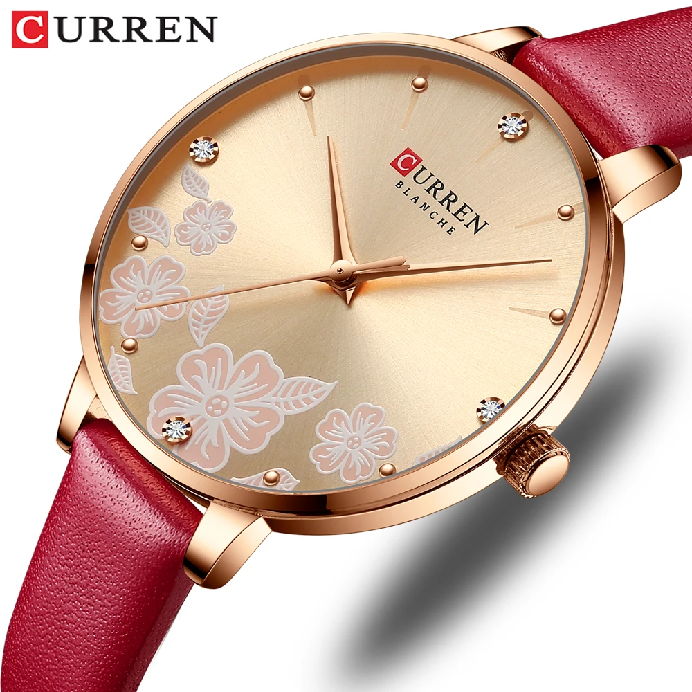 CURREN Woman Watch 2020 Luxury Elegant Ladies Quartz Wristwatches with Leather NEW Charming Design Female Clock
CURREN Woman Watch 2020 Luxury Elegant Ladies Quartz Wristwatches with Leather NEW Charming Design Female Clock