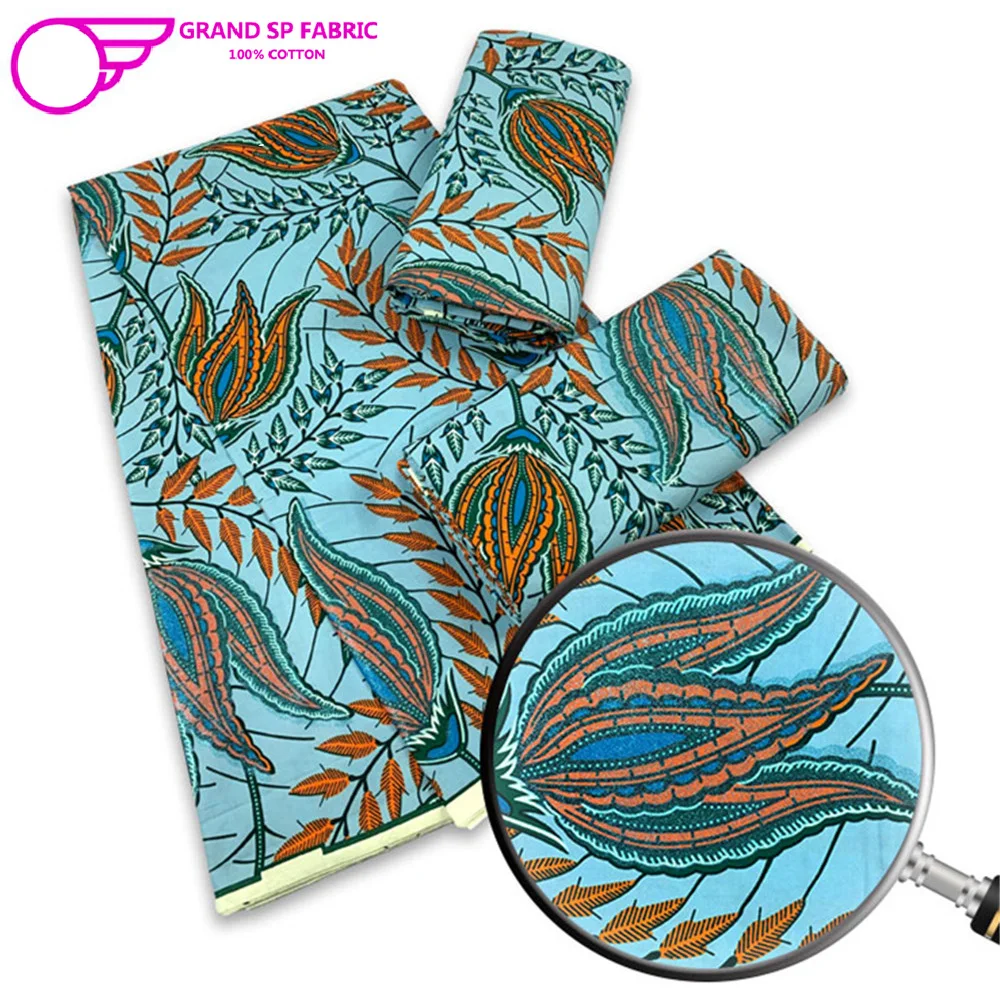 Grand Super Fabric 100% Cotton High Quality African Wax Fabric Ankara Print Fabric For Sewing 6yards Dutch Hollandais Fabric 613
Grand Super Fabric 100% Cotton High Quality African Wax Fabric Ankara Print Fabric For Sewing 6yards Dutch Hollandais Fabric 613