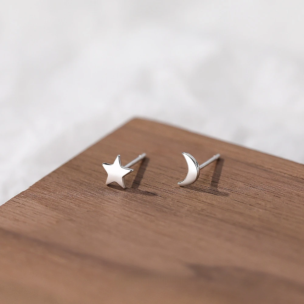 S999 Sterling Silver Xingyue Fresh Simple Asymmetrical Sweet Silver Stud Earrings Women
S999 Sterling Silver Xingyue Fresh Simple Asymmetrical Sweet Silver Stud Earrings Women